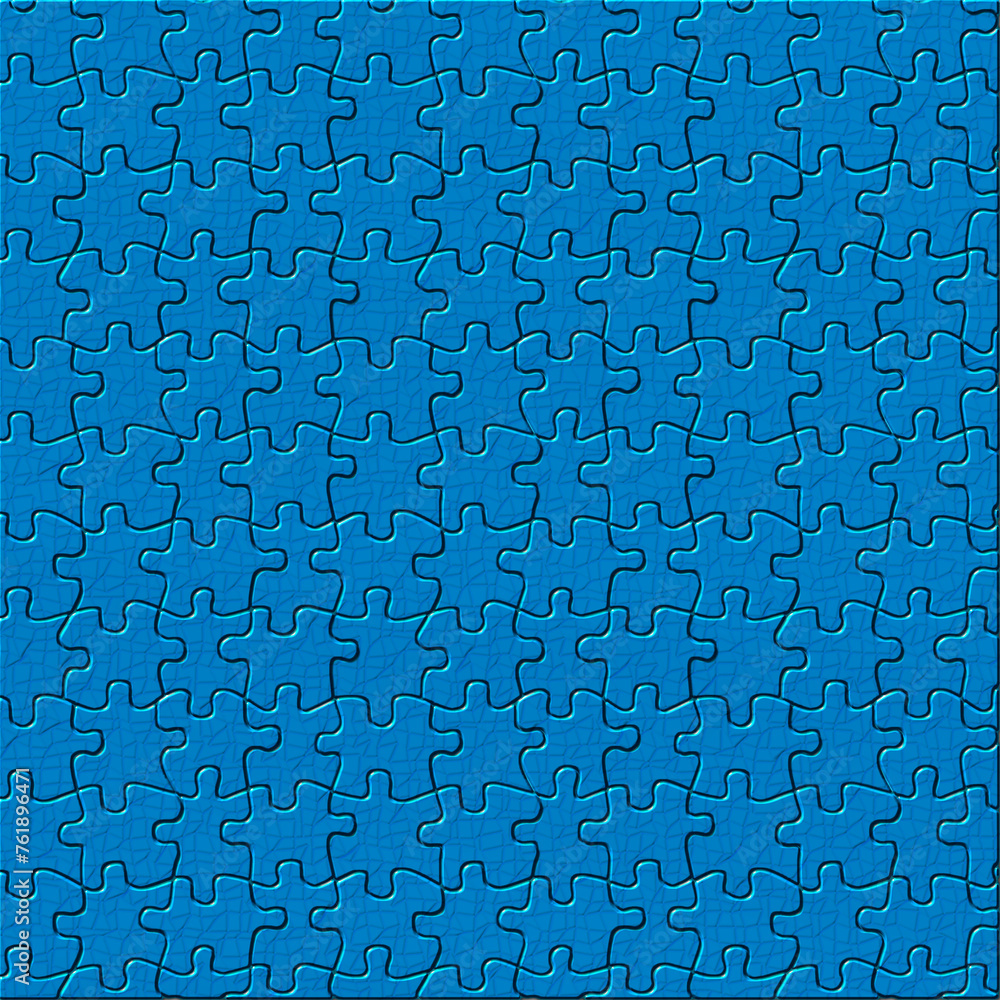 Blue jigsaw puzzle pieces background texture stock illustration. Blue jigsaw puzzle pieces background texture stock illustration.