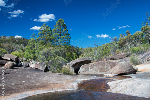 Scenery along Bald Rock Creek in Girraween National Park, Queensland, Australia photo