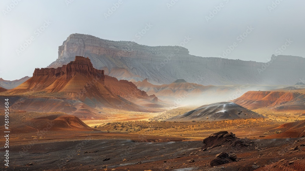 wide landscape utah, nature photography, copy and text  space, 16:9