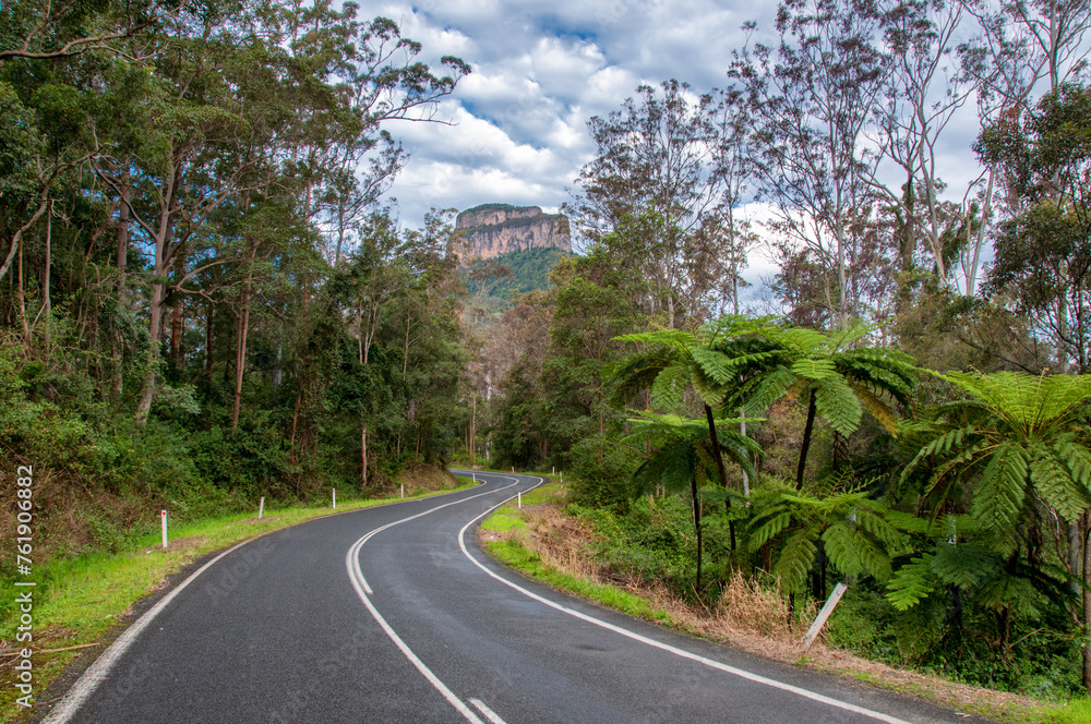 Queensland's highway stretches towards Mount Lindsay, beckoning with promises of adventure and vistas.