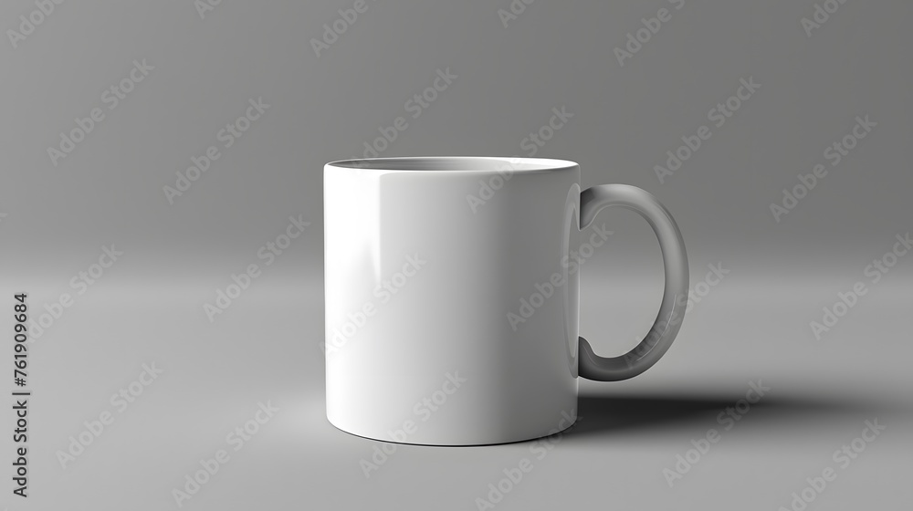 Fototapeta premium white mug coffee mockup