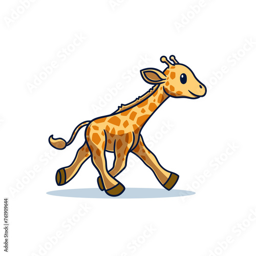 Little Giraffe Cute Cartoon