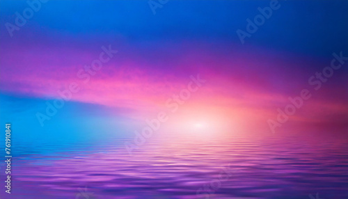 purple-blue gradient backdrop evokes dreamy vibes © Your Hand Please
