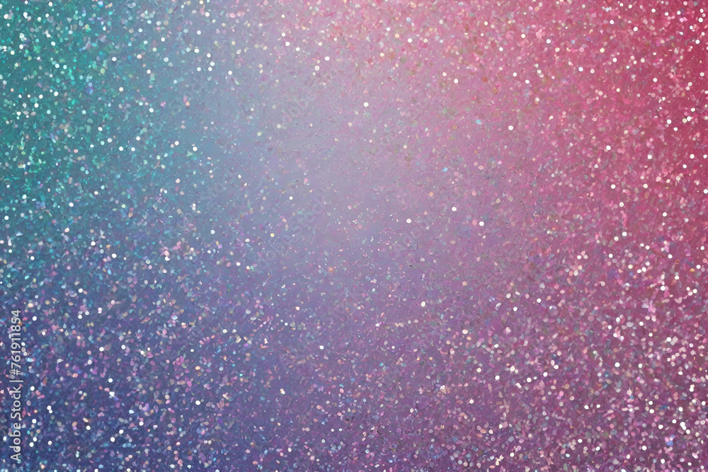 Obraz premium Multicolor glitter background, pink blue gradient