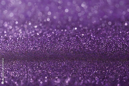 Purple glitter lights background defocused
