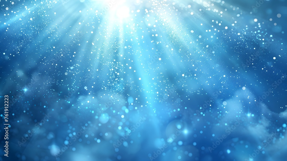 Obraz premium abstract blue background wave light