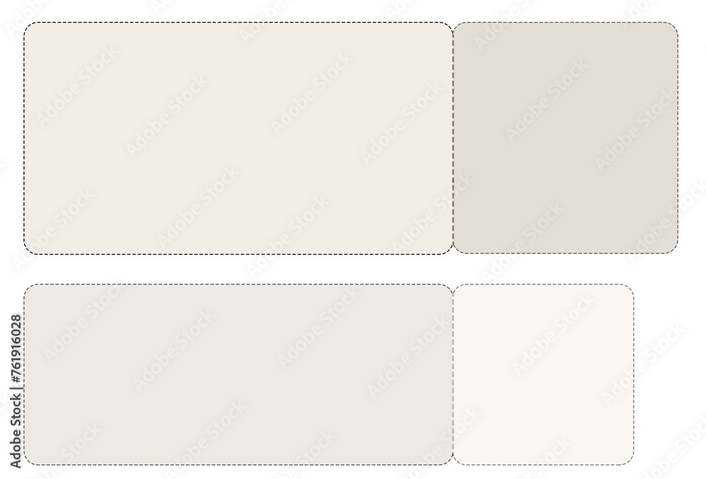 A collection of beige ticket illustrations.
A collection of beige ticket illustrations.