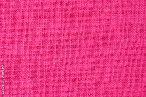 pink hemp viscose natural fabric cloth color, sackcloth rough texture of textile fashion abstract background