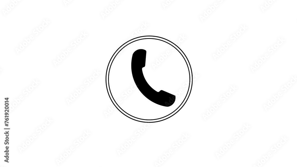 incoming call concept on mobile phone, call icon incoming call concept on mobile phone, call icon