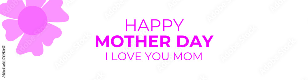 Mother's day greeting design with beautiful blossom flowers. purple background with hearts. Best Mom ever greeting card. fashion ads, poster, flyer, card, cover, poster. vector illustration Mother's day greeting design with beautiful blossom flowers. purple background with hearts. Best Mom ever greeting card. fashion ads, poster, flyer, card, cover, poster. vector illustration