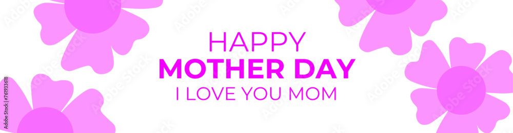 Mother's day greeting design with beautiful blossom flowers. purple background with hearts. Best Mom ever greeting card. fashion ads, poster, flyer, card, cover, poster. vector illustration Mother's day greeting design with beautiful blossom flowers. purple background with hearts. Best Mom ever greeting card. fashion ads, poster, flyer, card, cover, poster. vector illustration