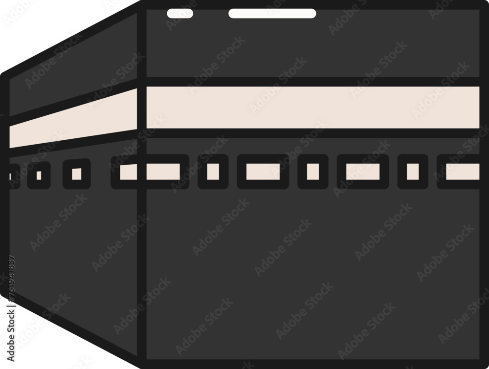 The kaaba illustration The kaaba illustration