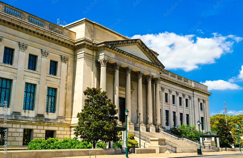 The Franklin Institute, a science museum and the center of science education and research in Philadelphia - Pennsylvania, United States
