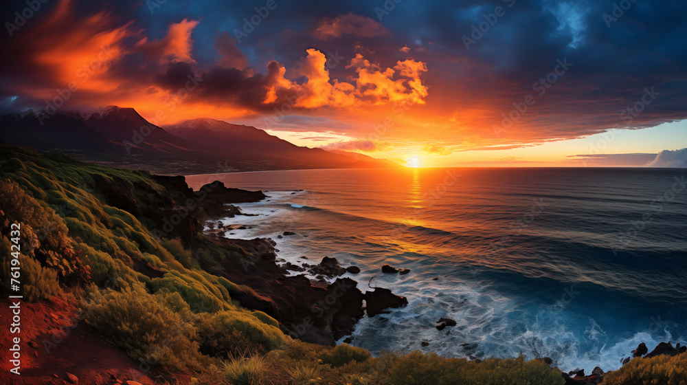 Island Dreamscape: Golden Shores & Rainforests Meet Haleakalā's Glow
