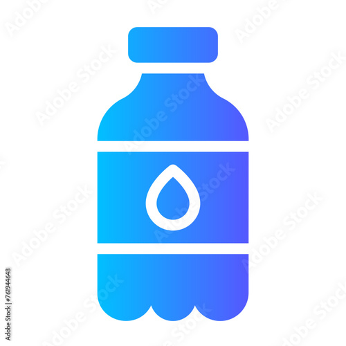 mineral water Gradient icon