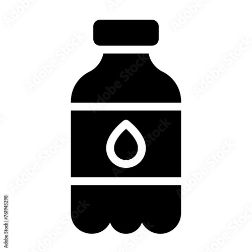 mineral water Solid icon