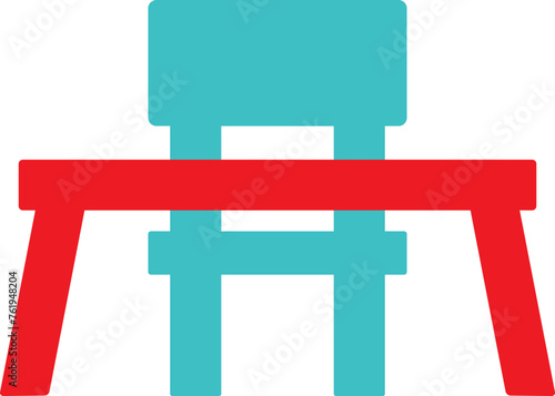 Table chair illustration