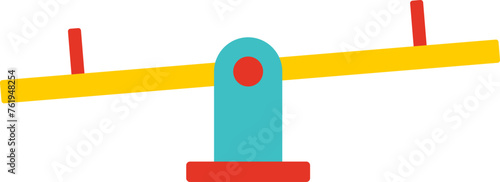 See saw toy illustration