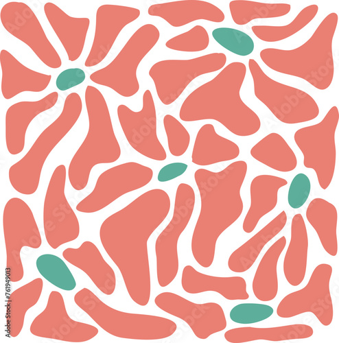 Distorted Flower Illustration