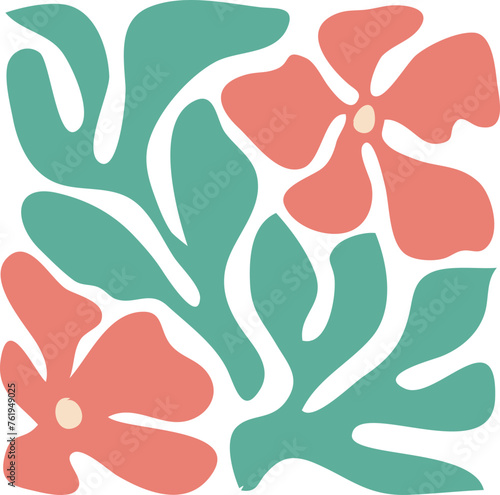 Distorted Flower Illustration (ID: 761949025)