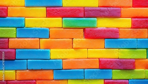 Brick wall, cute gummy background. A delicious wall of happiness.