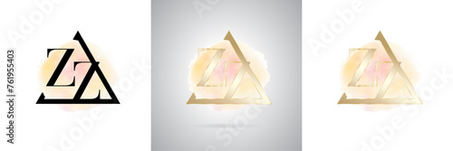 ZZ Letter Initial Brand Logo Design