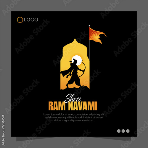 Ram Navami is a Hindu festival celebrated to mark the birth of Lord Rama, an incarnation of the god Vishnu, who is revered as a divine figure and an ideal king.