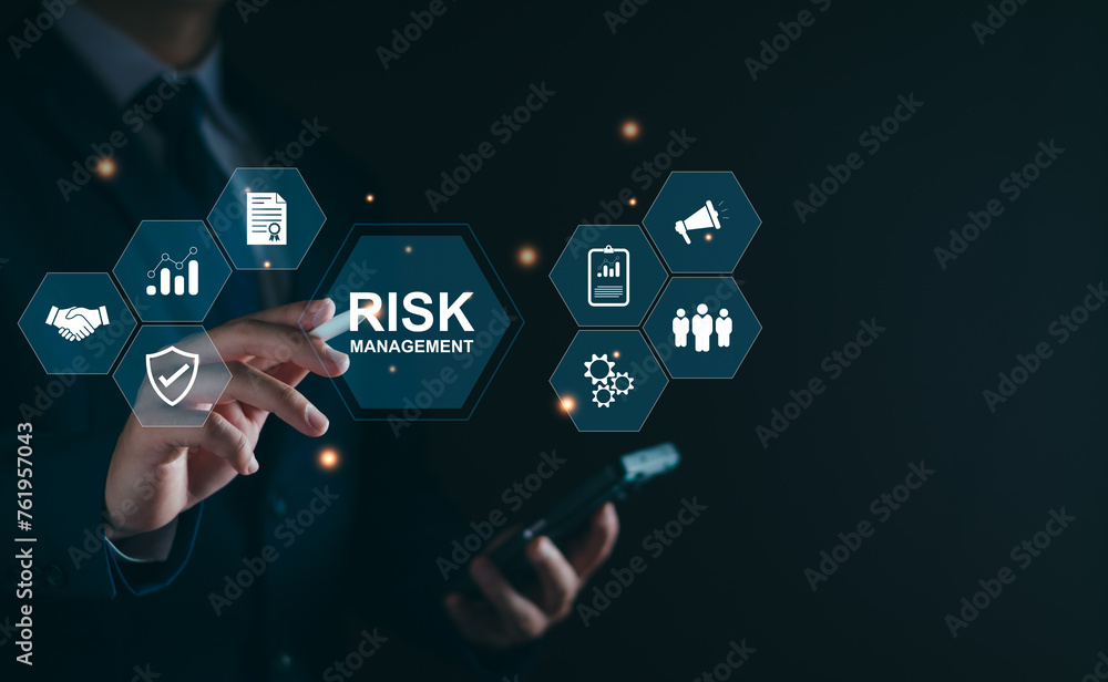 Risk manage, Business risk assessment. Businessman assess investment, Safety control risk. Reduce opportunity for financial investment, projects, manage business. Manage low level strategy. Risk manage, Business risk assessment. Businessman assess investment, Safety control risk. Reduce opportunity for financial investment, projects, manage business. Manage low level strategy.