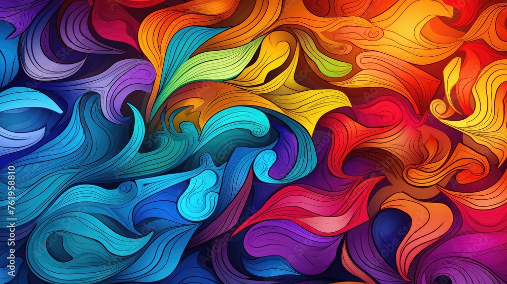 Creative colouring abstract background vector design template Creative colouring abstract background vector design template