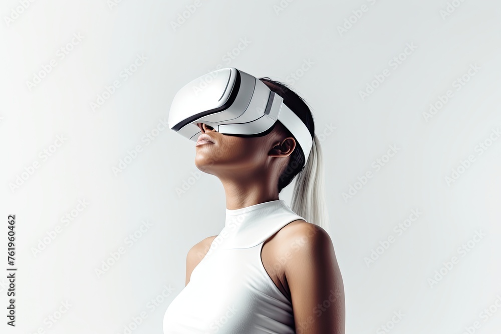 Virtual Reality on white background Virtual Reality on white background