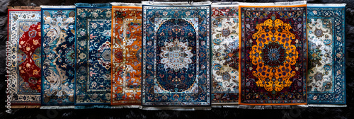 Traditional Carpets from Middle East Variety of Designs,
Turkish carpets in grand bazaar
 photo