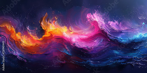 Abstract purple paint background for graphics use. Created with AI
