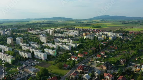 Beautiful Landscape Dzierzoniow Aerial View Poland photo