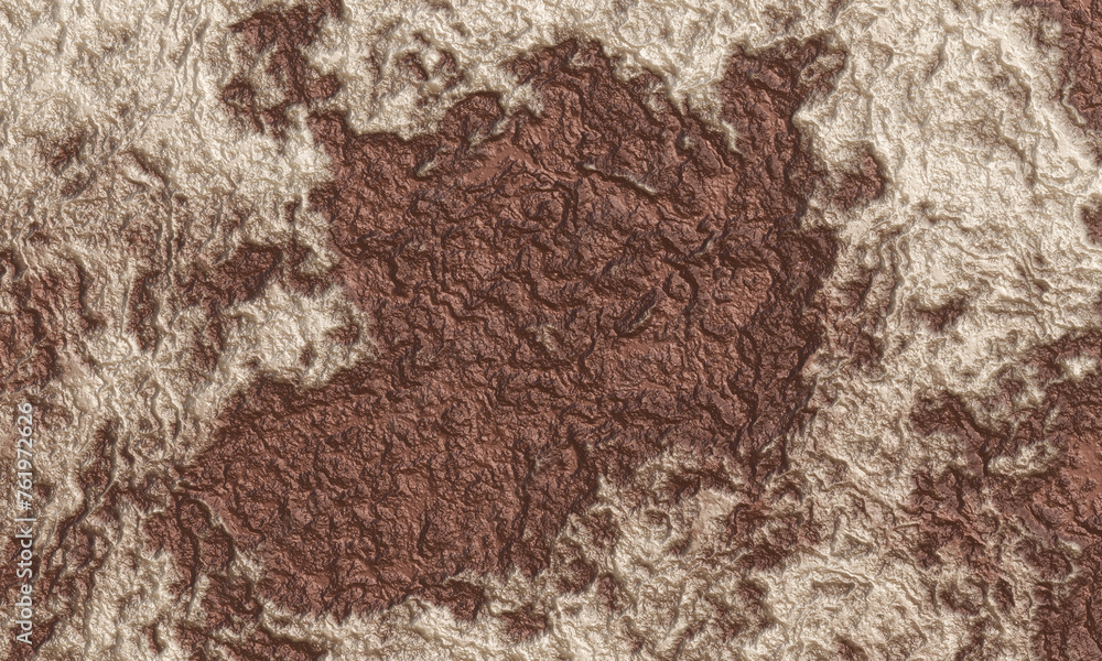 Abstract brown soil background. Weathered stone surface.