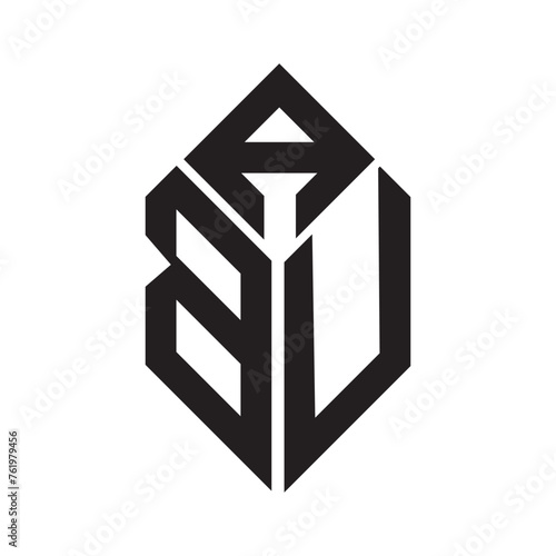 abu letter logo design. abu creative initials letter logo concept. abu letter design.

