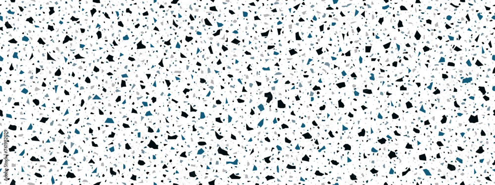 Terrazzo ceramic tile pattern of grey dark and blue marble stone mosaic ...