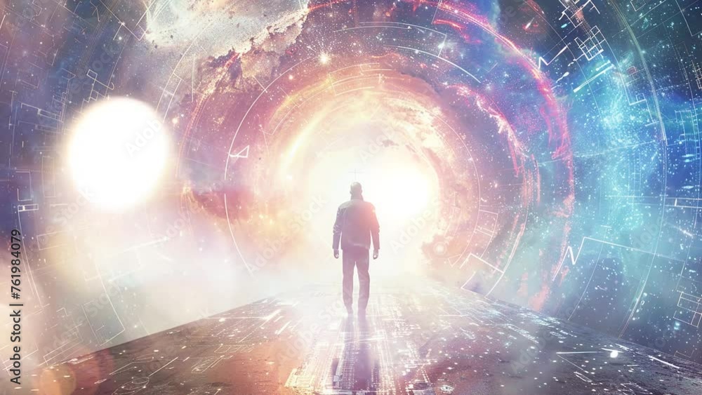 galactic rift revelation interdimensional being. space background illustration. seamless looping overlay 4k virtual video animation background galactic rift revelation interdimensional being. space background illustration. seamless looping overlay 4k virtual video animation background