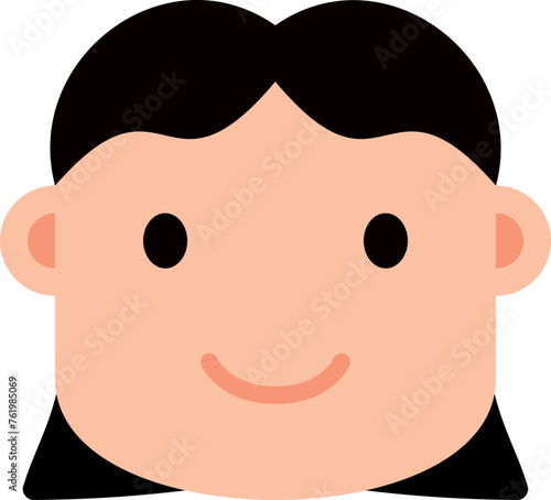 Girl face illustration
