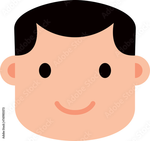 Boy face illustration