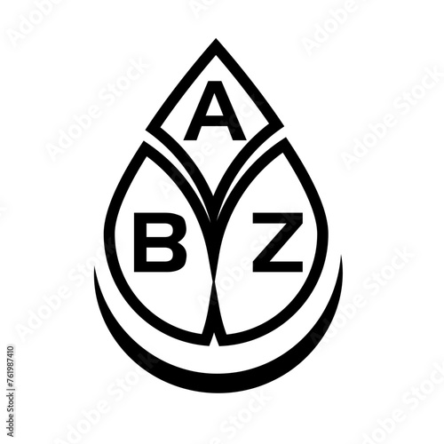  ABZ creative circle letter logo concept. ABZ letter design. photo