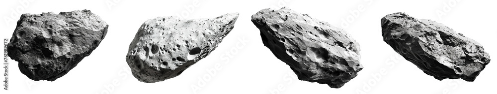 Set of asteroids, PNG set Set of asteroids, PNG set