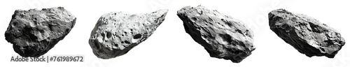 Set of asteroids, PNG set