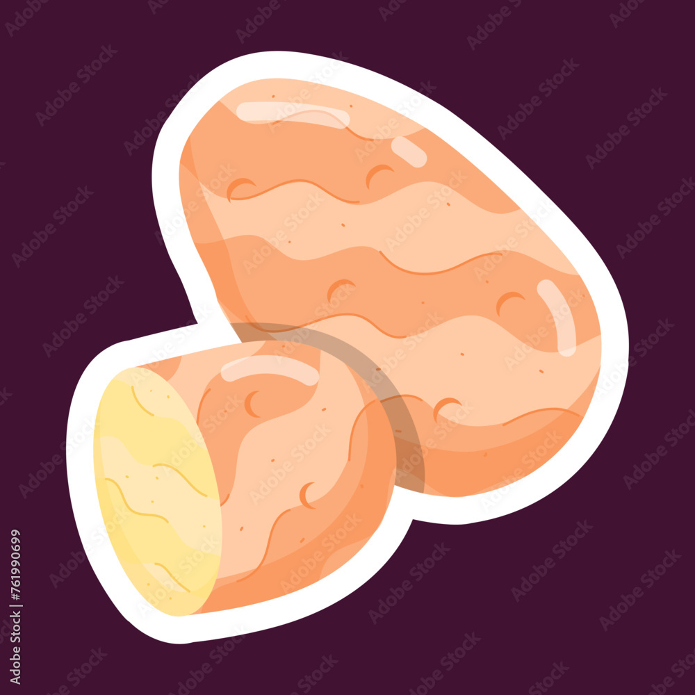 Beans and Veggies Flat Stickers Beans and Veggies Flat Stickers