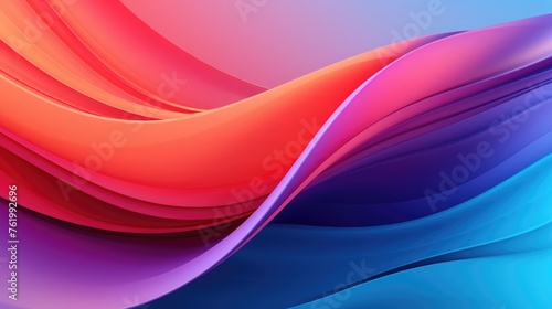 Gradient abstract background wave style