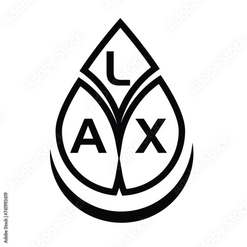 LAX letter logo design. LAX creative initials letter logo concept. LAX letter design.
