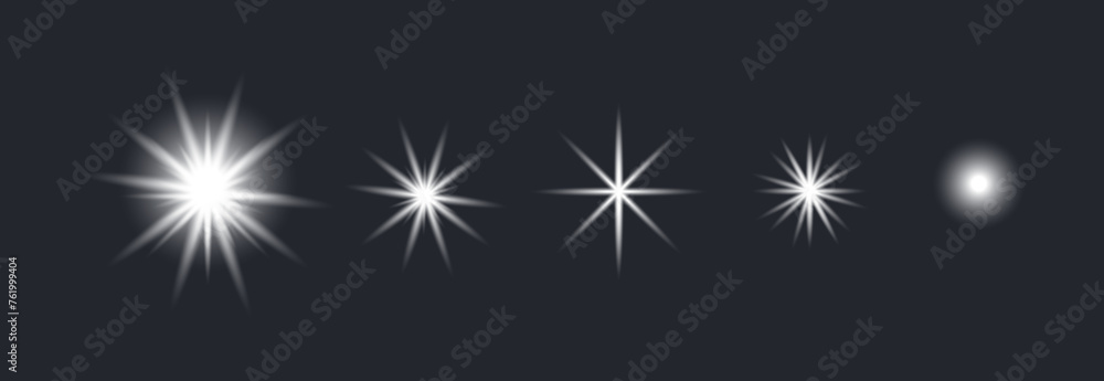 abstract sparkling star burst