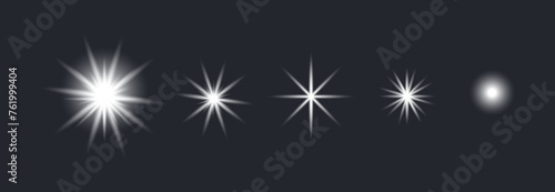 abstract sparkling star burst