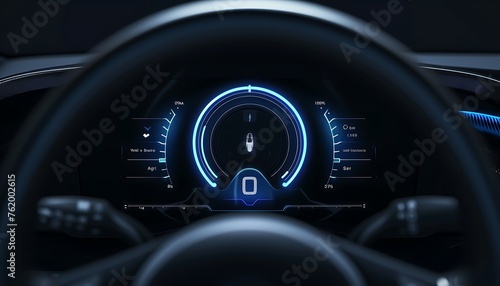 EV Car panel Electric vehicle car dashboard design