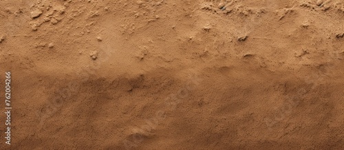Baseball field with soil and dirt