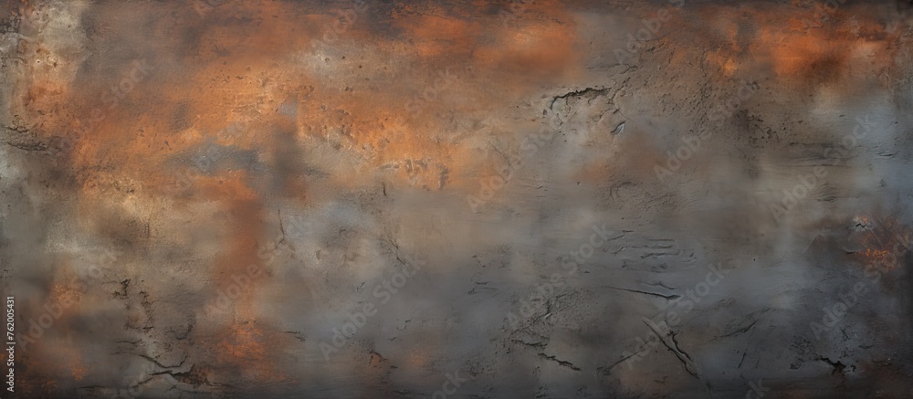 A grungy, weathered wall with a rusty texture - obrazy, fototapety, plakaty 